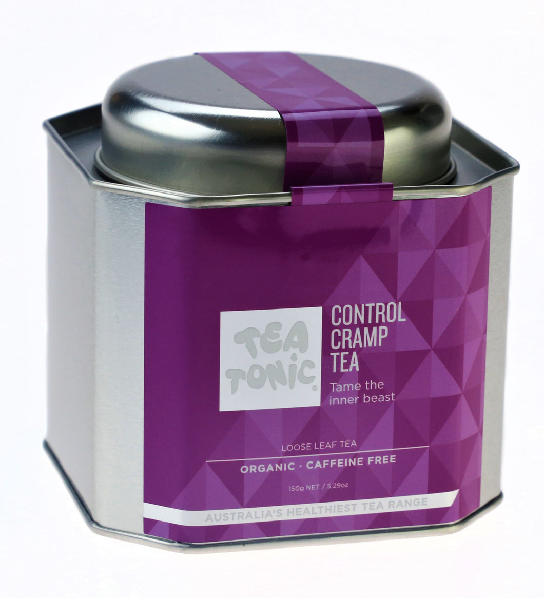Control Cramp Tea Loose Leaf Caddy Tin