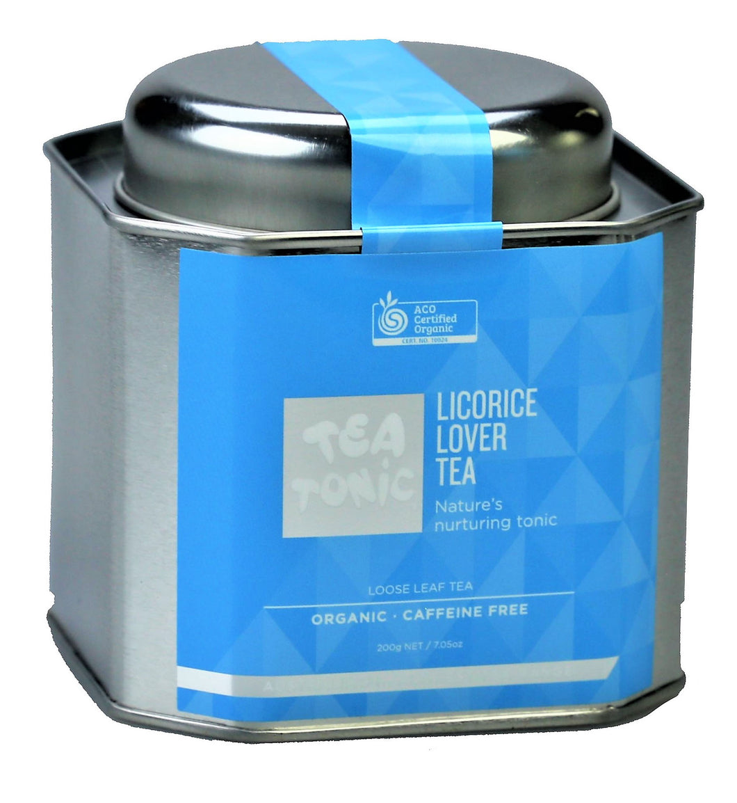 Licorice Lover Tea Loose Leaf Caddy Tin