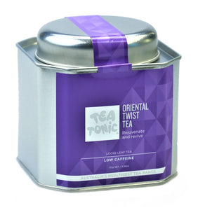 Oriental Twist Tea Loose Leaf Caddy Tin